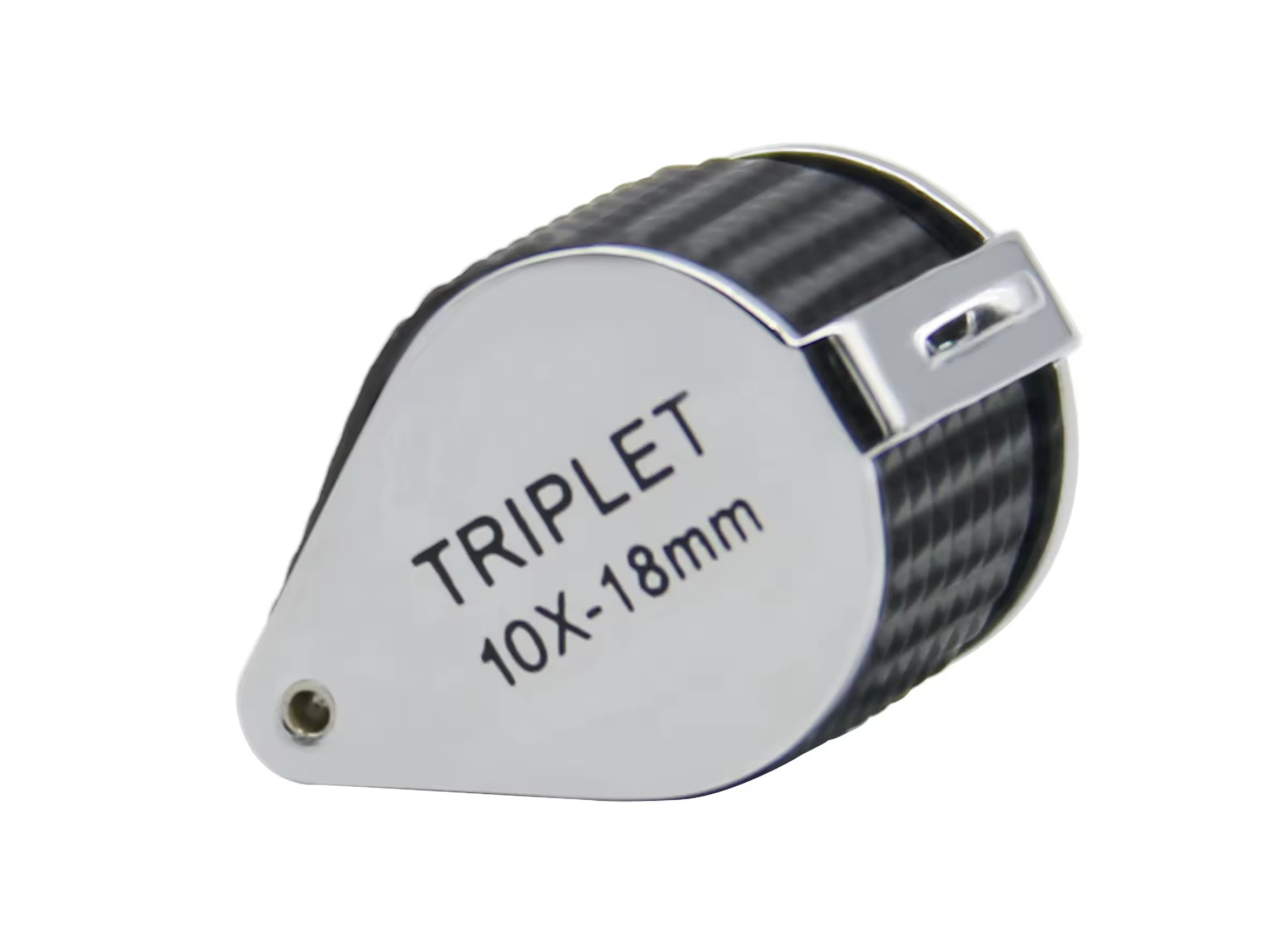 Fable 10X Magnification Triplet Professional Handheld Portable Pocket Gem Diamond Loupe 